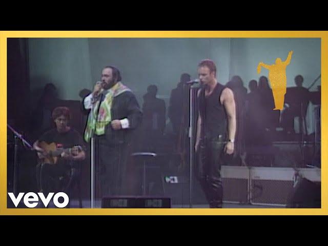 Luciano Pavarotti, Sting - Franck: Panis Angelicus (Live)