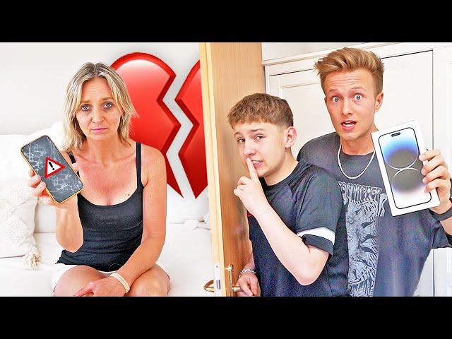 Wir zerstören ihr iPhone & schenken dann das neueste! ️‍ (ft. @Ash5ive)