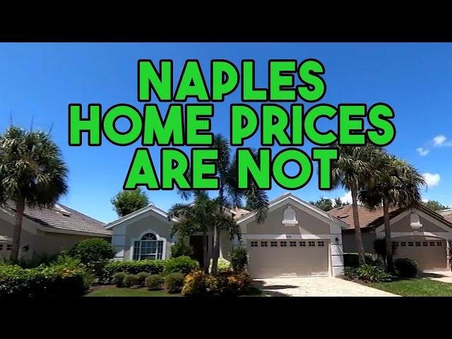 The price for a house in Naples FL is not what you expect