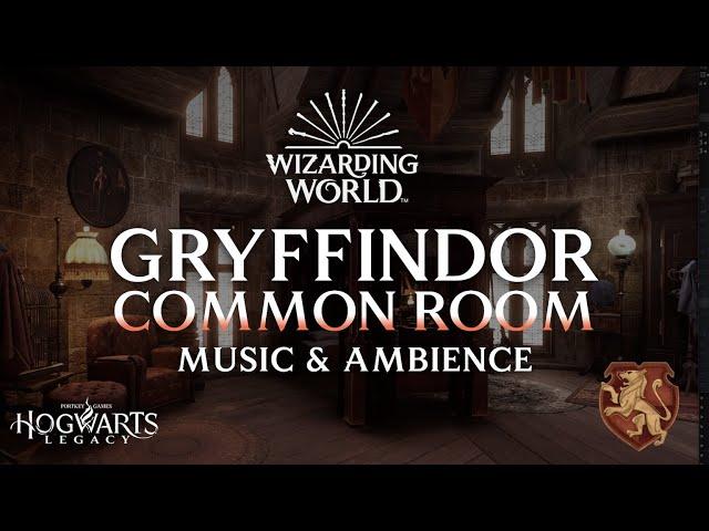 Harry Potter Music & Ambience |  Gryffindor Common Room, Hogwarts Legacy