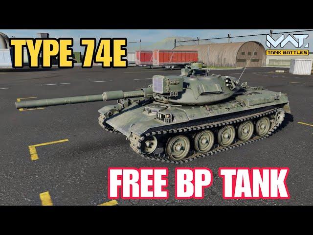 MWT: TANK BATTLES - Type 74E Free Bp Tank in action