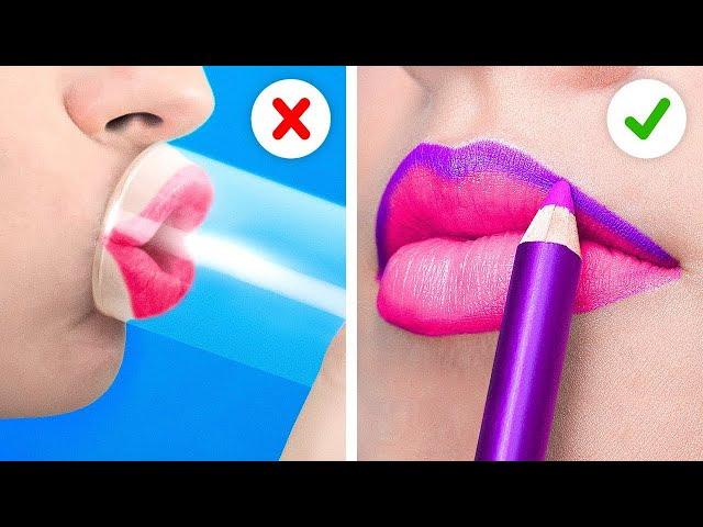 TRUCS ET ASTUCES BEAUTÉ POUR LES FILLES || Idées Cool de Gadgets Beauté Par 123 GO! Like