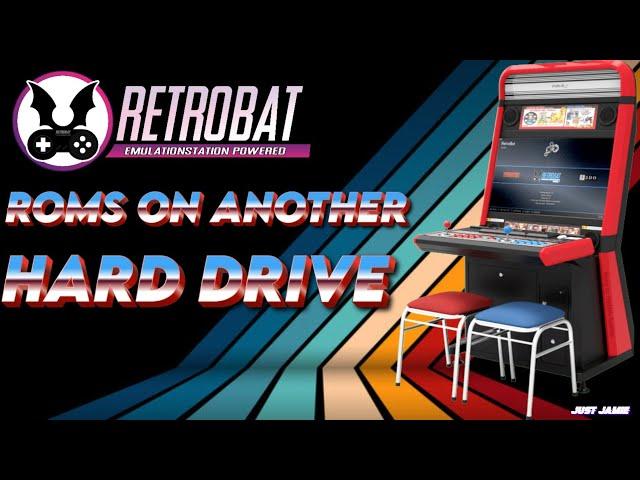 Retrobat  How to add ROMs to Another Drive (Symbolic Links) #retrobat #emulator #frontend