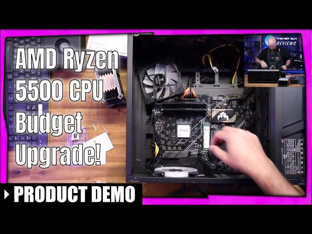 AMD Ryzen 5500 is a great $87 budget PC upgrade w/ 6 cores and 12 threads!