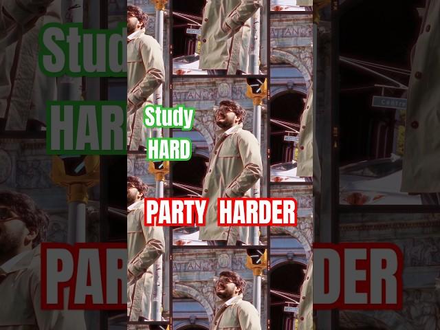Study Hard & Party Harder #studymotivation #neet #doctor #doctorlifestyle #aiims #success #NewYork