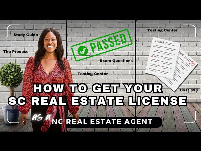 HOW TO GET YOUR SOUTH CAROLINA REAL ESTATE SALES PERSON LICENSE | Application, Study Tips, Costs 