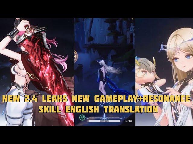 NEW 2.4 WUTHERING WAVES LEAKS!!!GAMEPLAY+CARTETHIYA/LUPA RESONANCE SKILL+LUPA WEAPON DETAIL