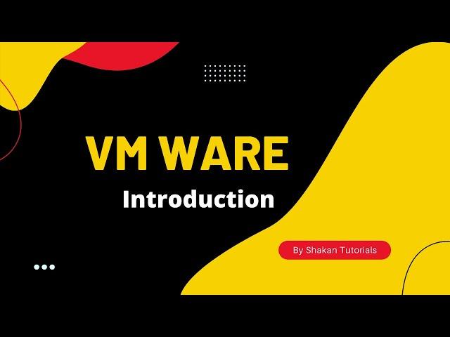 #vmware  Tutorial For Beginners | VMware Workstation | VMware Virtualization | Shakan Tutorial