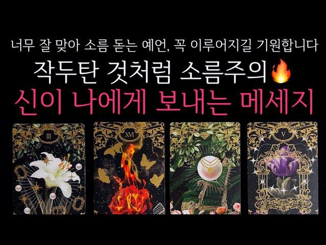 [타로]작두주의지금 신이 나에게 보내는 메세지 곧 일어날 일•연애운•행운을 올려주는 꿀팁들까지