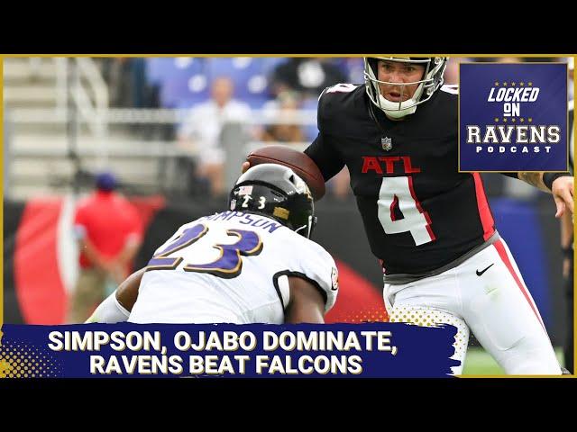 Trenton Simpson, David Ojabo DOMINATE as Baltimore Ravens defeat Atlanta Falcons in preseason Week 2