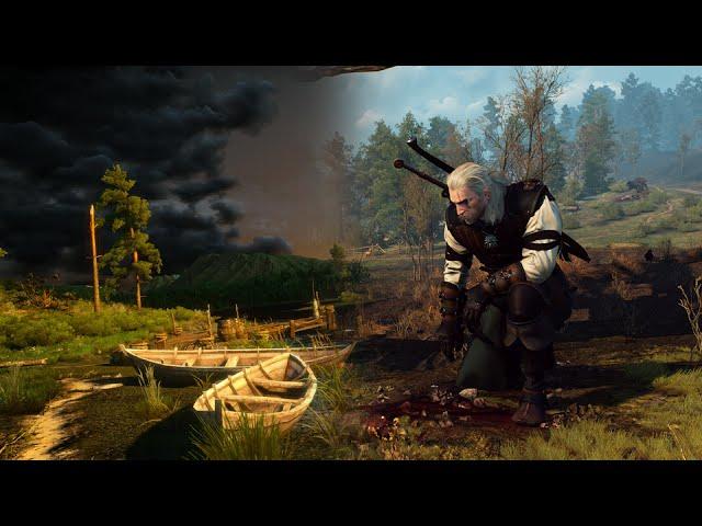 The Witcher 3 Wild Hunt: Velen No Man's Land (Montage)