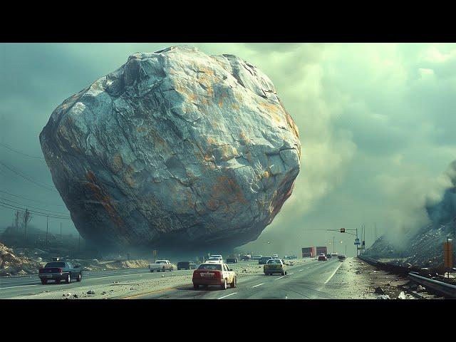 GIGANTIC Rockfalls Caught On Camera