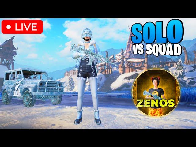 SOLO VS SQUAD NEW MODE ZENOS LIVE 