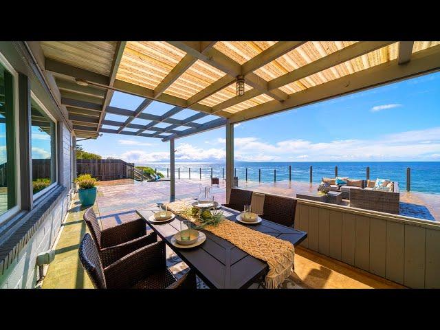 $4,995,000 CALIFORNIA Luxury BEACHFRONT Home Tour  - Santa Cruz Real Estate [FOR SALE]