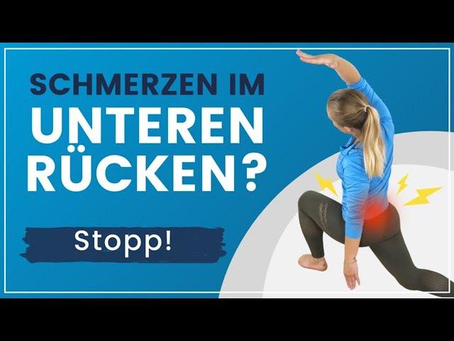 Schmerzen im unteren Rücken ️ 10 Übungen zur Kräftigung und Mobilisation