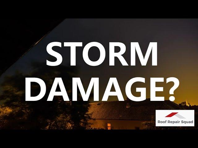 Is your roof damaged by the storm? | Roof Repair Squad