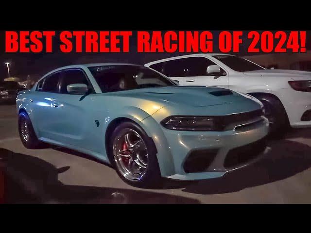 The BEST STREET RACES of 2024! (1600HP SUPRA, TURBO HELLCAT, COPS VS. RACERS, + MORE!)