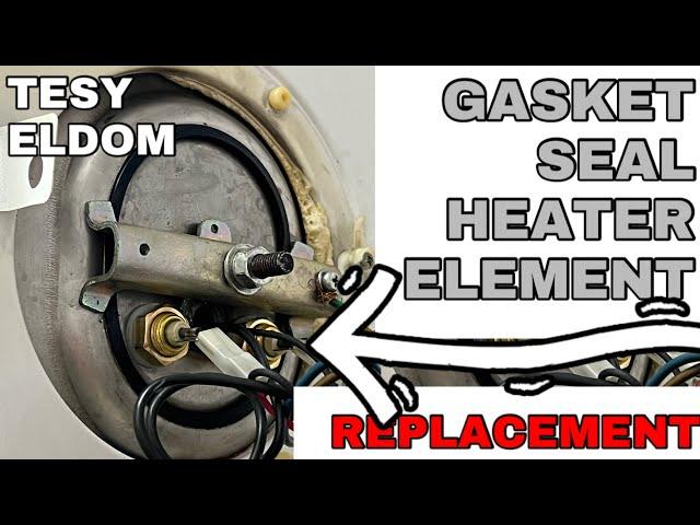 TESY ELDOM ELDOMINVEST water Heater Seal gasket and heating element replacement Boiler