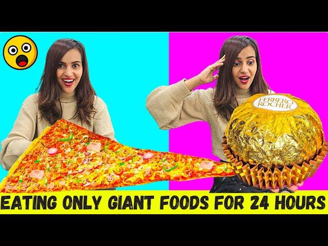 Eating only GIANT FOODS for 24 HOURS (Satisfying)