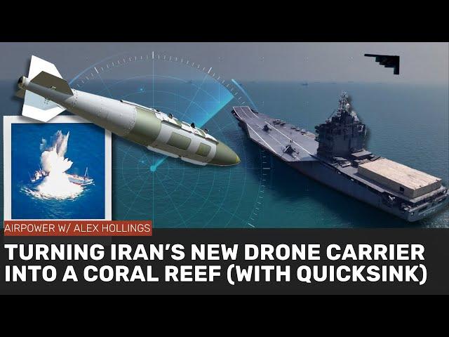 The US Air Force could sink Iran's drone carrier with ONE bomb