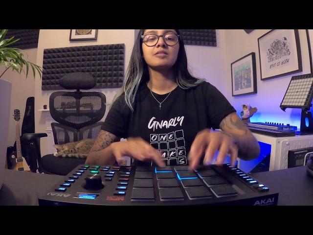 BRAND NEW AKAI MPC Studio - Live Finger Drumming - Gnarly