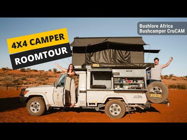 Unser Camper in Namibia & Botswana! CruCAM Bushcamper Roomtour Toyota Landcruiser | Bushlore Africa