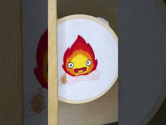 Calcifer | カルシファ | ハウルの動く城 #shorts #brooch #calcifer