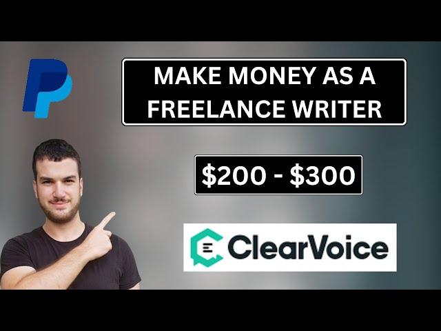 ClearVoice Review - Make Money Online As a Freelance Writer - Earn Money Online As a Writer