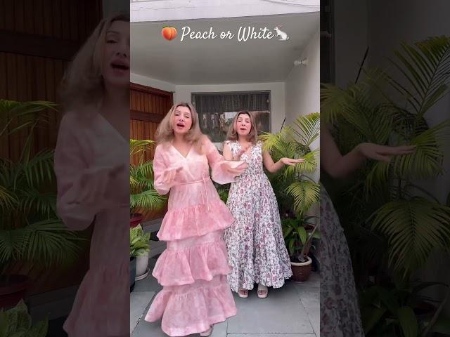  Peach or White which one do u prefer? #edsheeran #sapphire #trending #viral #explore #ootd