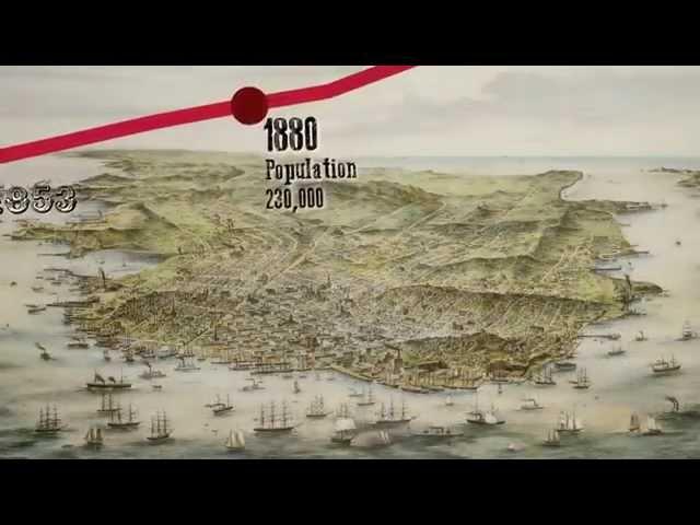 San Francisco Bay Area Booms: From the Gold Rush to Today in Just 217 Seconds | KQED News