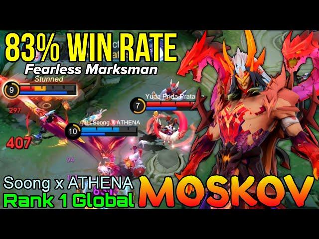 Moskov 83% Win Rate Build - Top 1 Global Moskov by Soong X ATHENA - Mobile Legends