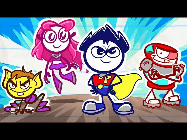 Pencilmate Uses Teamwork | Animated Cartoons | Animated Short Films | Pencilmation