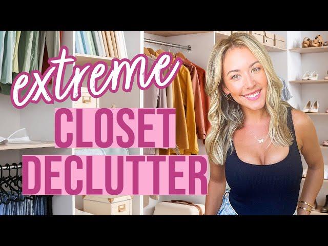 2024 EXTREME CLOSET DECLUTTER WITH ME! ENTIRE HOME KONMARI DECLUTTERING SERIES @BriannaK