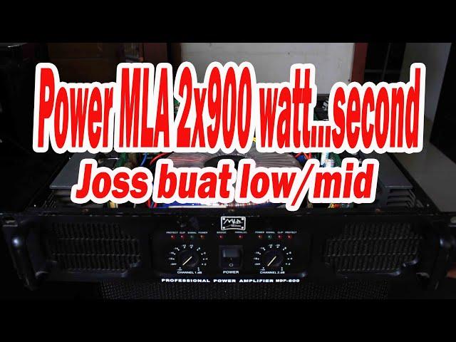 Angkasa Pro Sound System | Jual Beli Alat Sound System Bekas | Power MLA 600..second