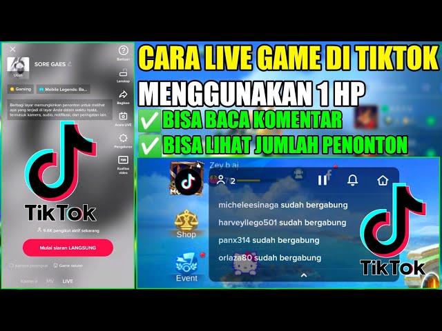 TUTORIAL HOW TO LIVE GAME ON TIKTOK USING THE NEWEST 1 HP 2022