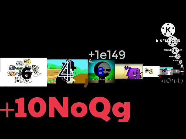 Numbers 0 to quinquagintillion in cartoons