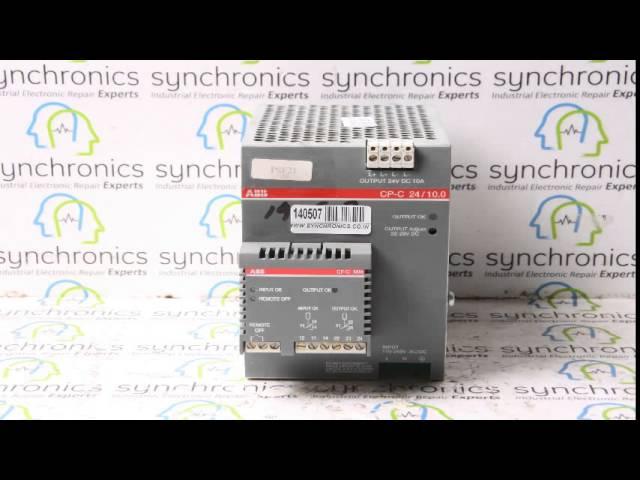 ABB - Power supply CP-C 2410.0 Repaired at Synchronics Electronics Pvt. Ltd.