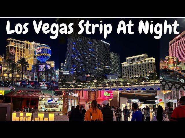 Experience the Glitz and Glamour of the Las Vegas Strip at Night