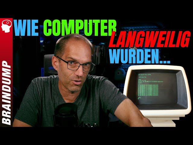 Wieso Computertechnik früher spannend war!