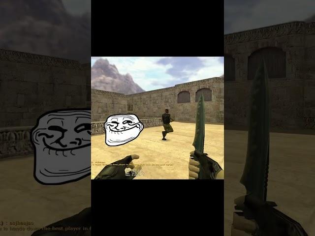 Jumped on Head CT Knife #counterstrike #cs16 #gaming