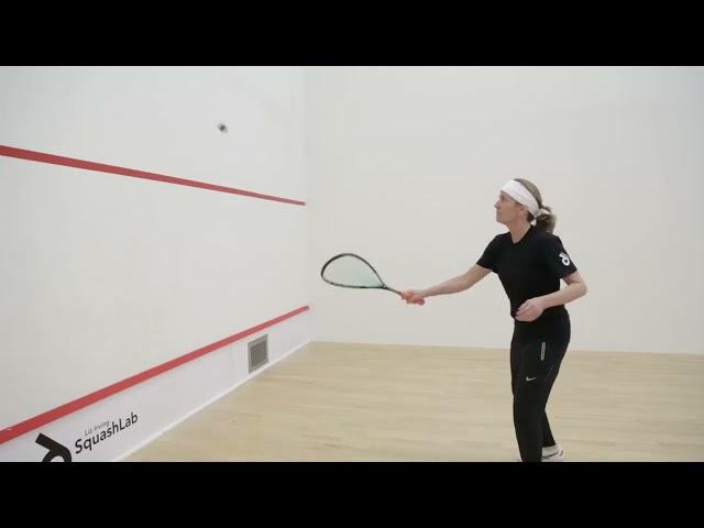 Beginner Level 1 - Skills Drills For Beginners with Pro Squash coach Liz Irving