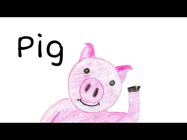 "Pig" Easy Read-Along Story for Early Readers: Storytime - FreeSchool Early Birds