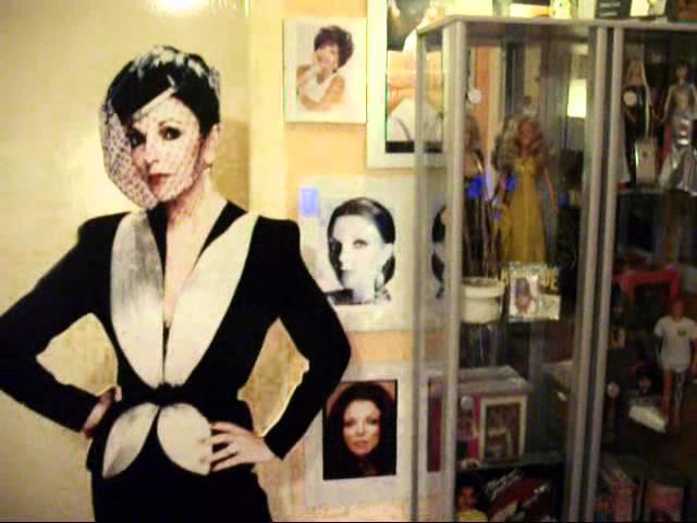 My New Display Cabinet  + joan collins life size statue