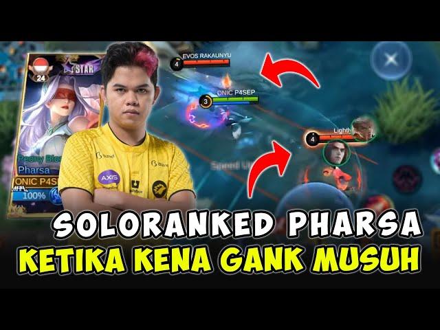 TUTORIAL PHARSA CARA GANK DAN TARGETING / INI HERO MID TERKUAT MENURUT SANZ