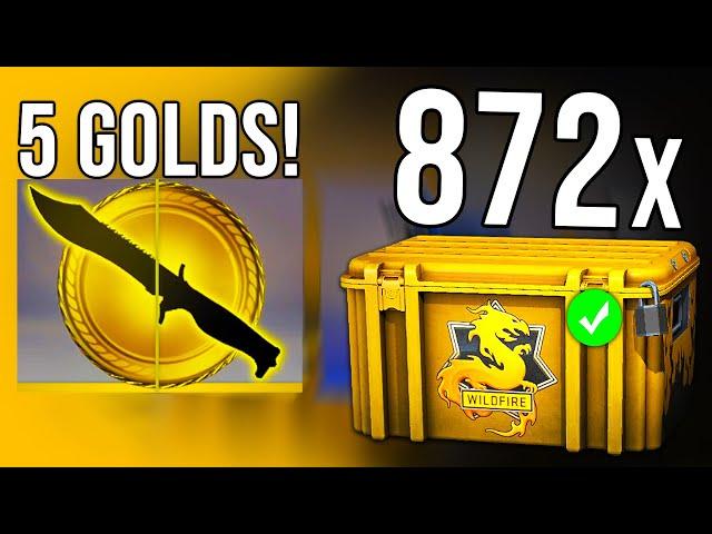 Opening Operation Wildfire cases until I get EVERY item..