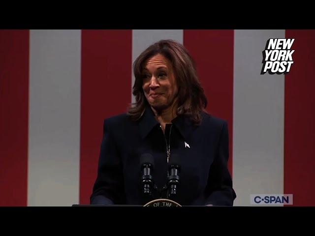 Kamala Harris delivered word salad-filled speech in her 1st extended public remarks since conceding