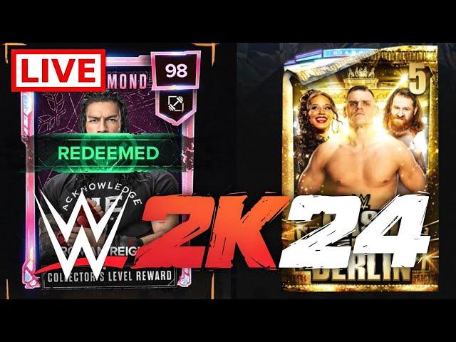 PLAYING NEW LIVE EVENTS & FACTION WARS! Opening Packs, Gameplay | WWE 2K24 MyFACTION