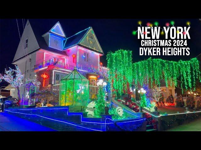 Dyker Heights Christmas Lights 2024 in Brooklyn New York City  NYC Christmas 2024 