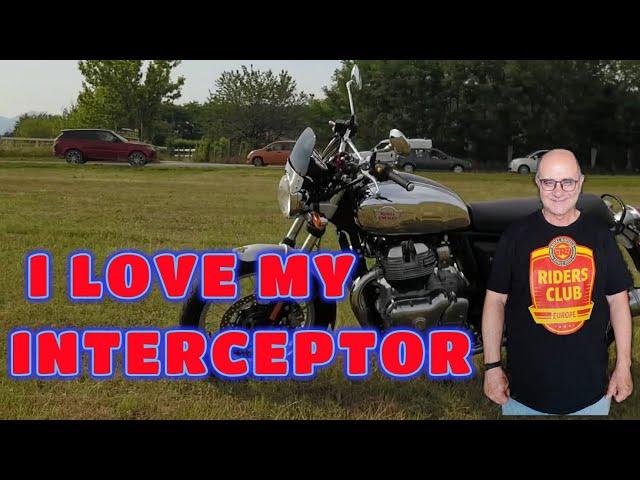 I LOVE MY ROYAL ENFIELD INTERCEPTOR