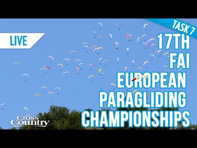 17th FAI European Paragliding Championships: Task 7 Live Stream